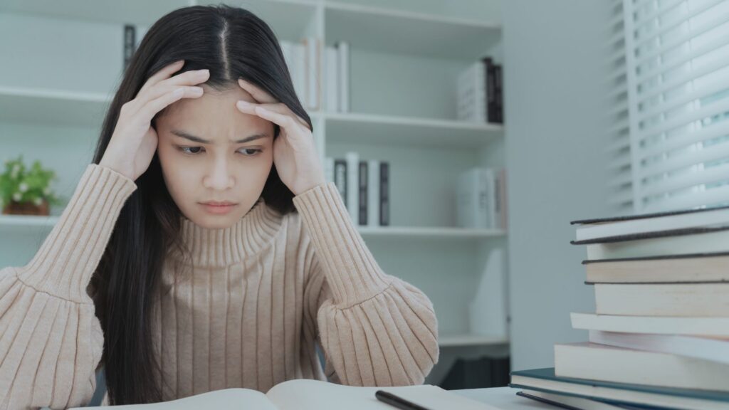 直前期に不安になる高校生