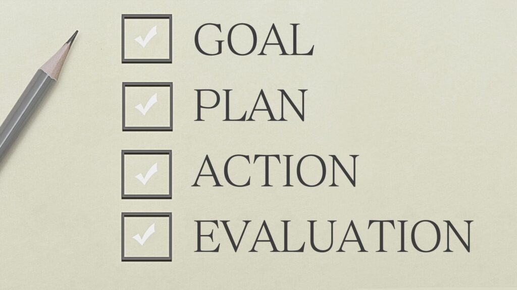 チェックマークのついたリスト風画像